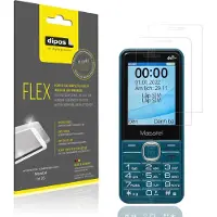 Dipos – 2x Beschermfolie geschikt voor Masstel Izi 26 | 3D Full Cover Screenprotector | 100% Passend