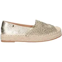 La strada Espadrille Goud Textiel - Damesschoenen - Maat - 40