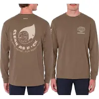 Circle - Trail / Running kleding - Feel Good CAF LS T-Shirt 2.0 Clay voor Heren van Gerecycled Polyester - Maat L - Bruin