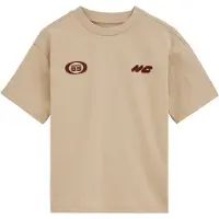 We fashion Shirt beige / wijnrood