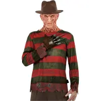 Smiffys - A Nightmare On Elm Street, Freddy Krueger Kostuum - M - Rood/Bruin