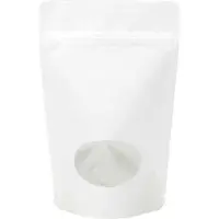Packlinq Stazakken Parelmoer Wit met ovaal Venster 14,9x8,9x23,2cm