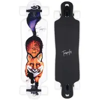 Tempish - Fox-N Longboard - 32.5 inch 82 cm - Compact Cruiser Skateboard - Licht & Wendbaar