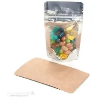 Packlinq Stazakken Transparant/Kraft 13x7x20,5cm 113 gram