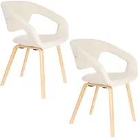 Zuiver eetkamerstoel Flexback (set van 2)