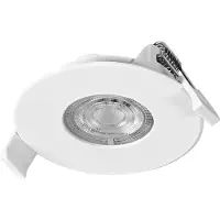 Osram Spot Set LED inbouwspot, 4,9W, 2700K, plafondspot 36°, wit, aluminium, warm wit, set van 3