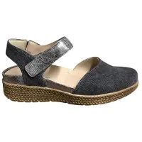 Durea 5924 Wijdt H Slingbacks | Maat 7 Dames Grijs