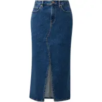 QS Rok blauw denim