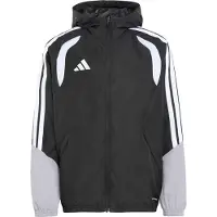Adidas Tiro 26 Competition Allweather Jack Kids Zwart Grijs