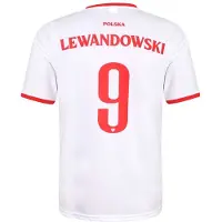 Kingdo Polen Lewandowski Voetbalshirt - Voetbalshirts Kinderen - Jongens en Meisjes - Sportshirts - Volwassenen - Heren en Dames - Maat 164