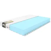 REM-SEN.PL Materac piankowy 130x190 cm, 10 cm grubości, twardość H4 z pikowanym pokrowcem