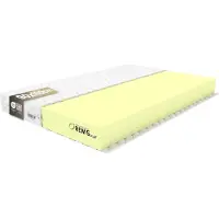REM-SEN.PL Matras 90x190x10cm H3 Middelhard met Gewatteerde Hoes