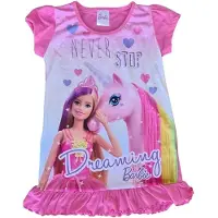 Barbie Nachtjapon - Maat 98/104 - Pyjama - Mattel - Roze