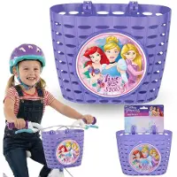 Sarcia.eu DISNEY PRINCESS Fietsmand, Stuurmandje voor kinderen, meisjesmandje voor fiets, step 20x15x16 cm