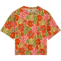 We fashion Shirt groen / rosa / lichtroze / rood