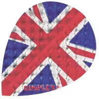Harrows Dimplex Union Jack Pear - Dart Flights