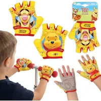 Sarcia.eu DISNEY Winnie de Poeh Fietshandschoenen, Kinderbeschermende handschoenen voor fietsen en scooters met klittenbandsluiting, voor jongens