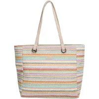 Beagles Rieten Shopper/Schoudertas Formentera Multi