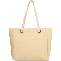 Beagles Rieten Shopper/Schoudertas Formentera Dark Natural/Light Natural