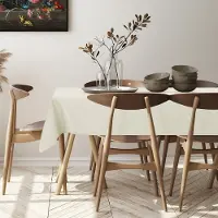 Home Living Cozy Home & Living Serie - Ecru Tafellaken - 140x200 cm - Waterafstotend - Gemakkelijk te Reinigen