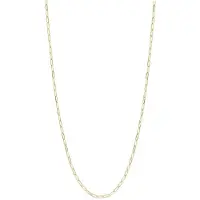 MORI Gold Filté 2,2mm breed collier, Anker schakel, goud gevuld 1/20