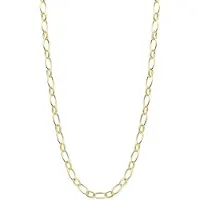 MORI Gold Filté 6,0mm breed collier, Anker met Gedraaide schakels, goud gevuld 1/20