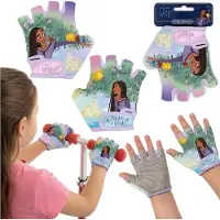 Sarcia.eu DISNEY WISH Asha Fietshandschoenen, Kinderhandschoenen voor fietsen en steps, klittenbandsluiting, voor meisjes