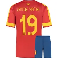 Kingdo Lamine Yamal Spanje Voetbaltenue - Voetbal Tenue Kinderen - Shirt en Broekje - Jongens en Meisjes - Volwassenen - Heren en Dames - Maat 152