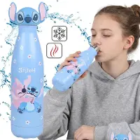 Sarcia.eu DISNEY Stitch Thermische waterfles, roestvrijstalen fles, thermosfles voor school 500 ml