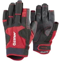 Musto Performance zeilhandschoenen 2.0 open vinger rood, maat XL