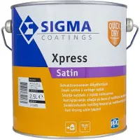 Sigma Xpress Satin wit 2,5 L - lak