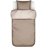 Marc O'Polo Dekbedovertrek Erla Earth Taupe Percal-140 x 200 / 220 cm | 1-Persoons