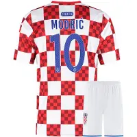 Kingdo Modrić Kroatië Voetbaltenue Thuis - Voetbal Tenue Kinderen - Shirt en Broekje - Jongens en Meisjes - Volwassenen - Heren en Dames - Maat 128