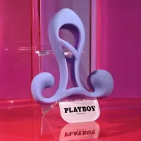 Playboy Evolved Fantasy Cage Vibrator voor mannen - Paars