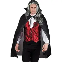 Boland Vampier set - cape en pruik - dracula - halloween/horror - verkleden