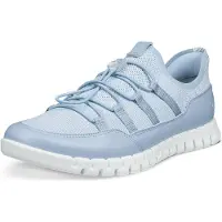 Ecco Gruuv Lite W Limestone leren dames sneakers blauw maat 41