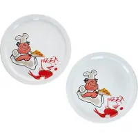 MamboCat Set van 2 ALBERTO pizzaborden 30,5cm met comic pizzamaker - 162701