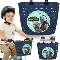 Sarcia.eu STAR WARS The Mandalorian Fietsmand, stuurmandje voor kinderen, jongensmandje voor fiets, step 20x15x16 cm