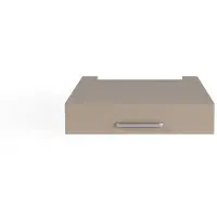 Wasophoogte Opbergkast - Bovenkast voor Wasmachine kast - Module F - 700(D)*665(B)*130(H) mm - Taupe