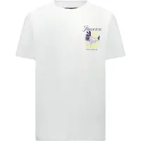 Cars T-shirt met backprint wit Jongens Katoen Ronde hals Backprint - maat 140