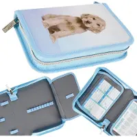 Sarcia.eu Hondje Dubbelklaps etui zonder inhoud, etui voor meisjes