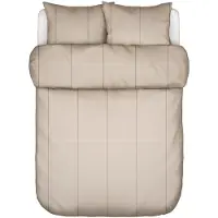 Marc O'Polo Dekbedovertrek Suvie Oatmeal Percal-240 x 200 / 220 cm | Lits-Jumeaux