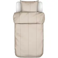 Marc O'Polo Dekbedovertrek Suvie Oatmeal Percal-140 x 200 / 220 cm | 1-Persoons