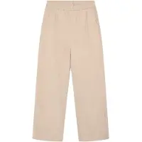 KnowledgeCotton Apparel - Women's Posey Linen-Mix Pants - Vrijetijdsbroek XS, beige