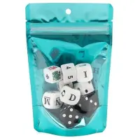 Packlinq Stazakken Transparant/Teal 10,2x6x15,2cm 57 gram