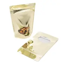 Packlinq Stazakken Goud met ovaal Venster 13x7x20,5cm 113 gram
