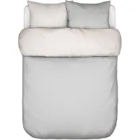 Marc O'Polo Dekbedovertrek Erla Grey Mist Percal-200 x 200 / 220 cm | 2-Persoons