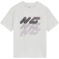 We fashion Shirt antraciet / lichtgrijs / wit