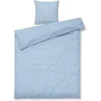 Juna Dekbedset 140x200 + 60x63 Lichtblauw - Dekbedden Biologisch Katoen Light blue - 637175