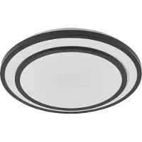 Osram LED-plafondlamp ORBIS BERLIN, zwart, Woon-/ Eetkamer, metaal, Modern, LED plafondlamp